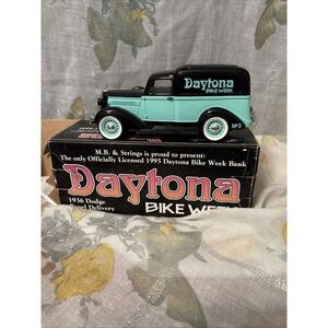 Daytona Bike Week Diecast 1936 Dodge Panel Delivery‎ Truck Coin Bank